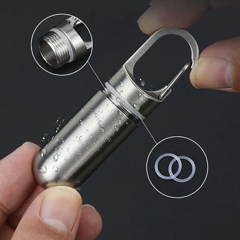 (đ„Last Day Promotion - 49% off)2024-Moisture-proof and Waterproof Stainless Steel Sealed Storage Bottle