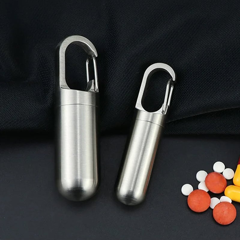 (đ„Last Day Promotion - 49% off)2024-Moisture-proof and Waterproof Stainless Steel Sealed Storage Bottle