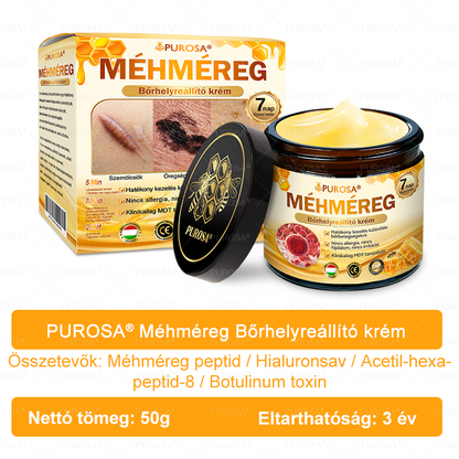Magyarországról készült és szállított🐝🌸PUROSA® Méhméreg Bőrfelújító Krém 🔥 UTOLSÓ NAP – 80% KEDVEZMÉNY🔥