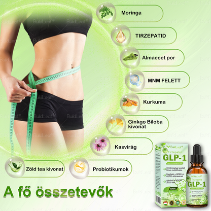 Fabricación y transporte en Hungría🌸 BuildLeaf® Tirzepatid GLP-1 Fogyókúrás és egészségjavitó cseppek🔥🔥 ¡ÚLTIMO DÍA 80% DE DESCUENTO!